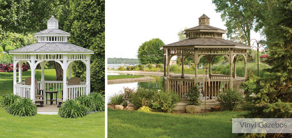 Vinyl Gazebos at Southern Outdoor Furniture in Auburn, Kentucky